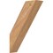 Ekena Millwork 5 1/2"W x 18"D x 26"H Traditional Smooth Knee Brace, Western Red Cedar BRC06X18X26TRA00SWR - alternate 1